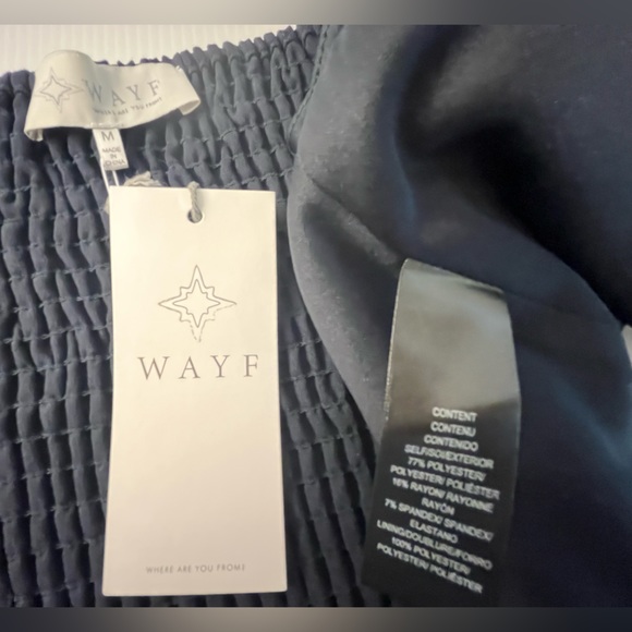 WAYF Cora Tailored Sleeveless Snap-Front Crop Top sz M - Midnight Navy - Picture 13 of 16